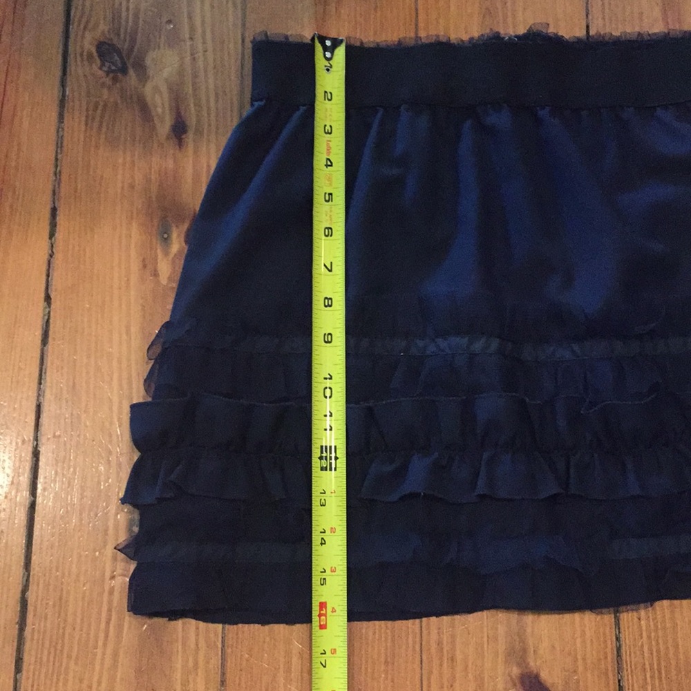 Navy Ruffle Skirt - Picture 5 of 5